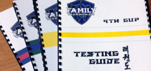 Family TaeKwon-Do Manuals
