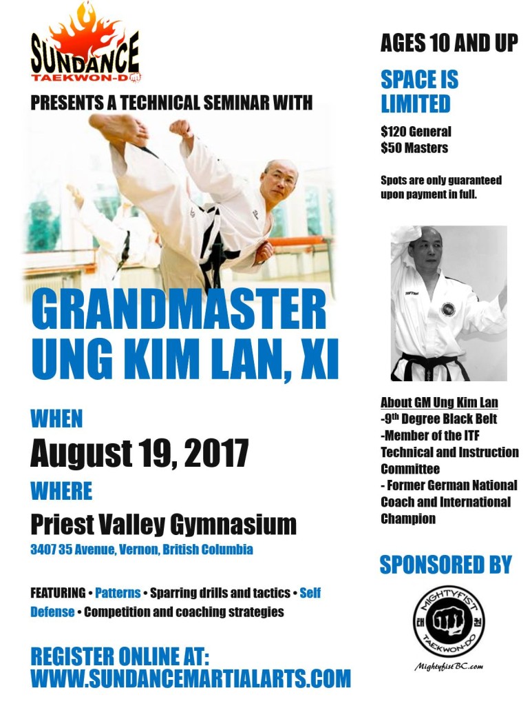 Technical Seminar with Grandmaster Ung Kim Lan IX